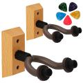 Guitar Stand with Screws with 5 Pack Guitar Pick, Ukulele Wall Mount