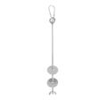 Stainless Steel Parrot Fruit Vegetable Stick Holder, Foraging Toy, L