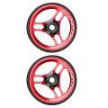 1pair Folding Bike Esay Push Wheel for Brompton/birdy 349,red