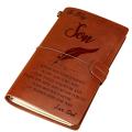Travel Leather Diary Notebook That Mom Gives to A Notebook E