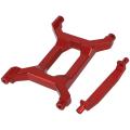 Metal Rear Lower Chassis Brace Frame Support for Axial Scx6,red