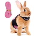Rabbit Harness Lead Soft Harness for Rabbits Mesh (l, Pink)