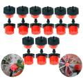 75 Pcs Micro-flow Adjustable 8-holes Emitter Irrigation Sprinkler