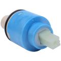 Blue Ivory Plastic 35mm Diameter Water Tap Faucet Cartridge Valve