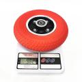Scooter Black Wheel Hub with Red Solid Tire No Need Inflate Tire