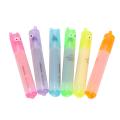 6pcs Highlighter Ninja Permanent Markers Stationery Assorted Colours