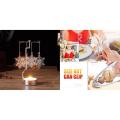 2pcs Spinning Candlestick Rotating Metal Light Candle Holder Stand