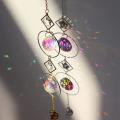Crystal Suncatcher Rainbow Maker Hanging Prism Ornament Pendant 6pack