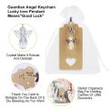 30pcs Angel Keychain Wedding Gifts Set with Tag Drawstring Bag