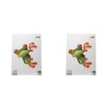 Crazy Green Frog Bathroom Toilet Seat Cover Decal Sticker