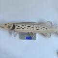 Vintage Wooden Fish Wall Decor Ornament Garden Gift-wood Color