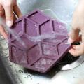 3pcs Silicone Tripod Kitchen Heater Pad, Silicone Pad(purple)