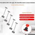 200pcs Tile Leveling System for Tile Laying Reusable Steel Needles