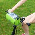 Outdoor Bicycle Handlebar Bag Outdoor Portable Waterproof,green