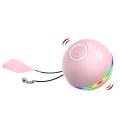 Cat Ball Interactive for Indoor Cats Toys with Bell Feather,pink