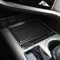 Carbon Fiber Center Console Storage Box Cover Trim Kit