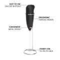 Milk Frother with Stand Handheld for Coffee Frappe Bulletproof Matcha