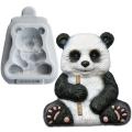 Bamboo Panda Silicone Mold Chocolate Baking Tools for Cakes