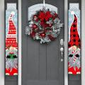 For Home Merry Christmas Couplet House Door Porch Hanging Flags