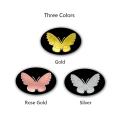 72 Pcs/set 3d Wall Stickers Hollow Butterfly for Kids Rooms Decor (c)