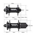 Walgun Front Bicycle Hubs Quick Release Set for 10 11 Speed,32h Front