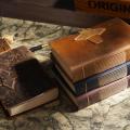 A5 Black Retro First Layer Cowhide Handmade Kraft Paper Diary