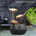 Indoor Water Fountains Lotus Fountain Resin Crafts Gifts Eu Plug