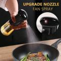 2pcs Oil Sprayer for Cooking Olive Food Safe Glass Bottle Leakproof