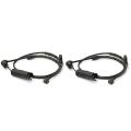2pcs Front and Rear Brake Pad Wear Sensors for Bmw 3 Series E46