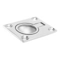 48 X 38mm Boat Latch Cabinet Flush Mount Ring 316 Stainless Steel