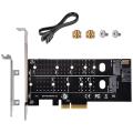 M.2 Nvme & M.2 Ngff to Pcie 3.0 X4 Adapter, Controller Expansion Card