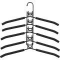 Multi-layer Coat Hangers for Tops Dress Shirts Clothes, Black