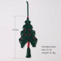 Christmas Tree Cotton Thread Tapestry Tree Decor for Home Bedroom