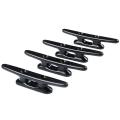4pack 4 Inch Black Boat Cleat Boat Dock Cleats Strong Nylon Cleats