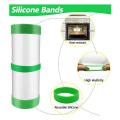 12 Pieces Silicone Bands for Sublimation Tumbler with Tape