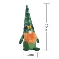 St. Patrick's Day Gnome Decorations Irish Leprechaun Swedish Gnome,a