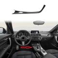 Carbon Gear Shift Panel Trim For-bmw 1 2 Series F20 F21 118i 12-18