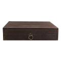 1pcs Solid Wood Storage Desk Box Jewelry Cosmetic Organizer C