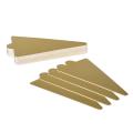 100pcs Triangle Cake Board Mousse Pad Card Dessert Display Tray
