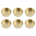 6pack Christmas Golden Candle Cups, Iron Candles,metal Candle Holders
