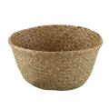 Seagrass Wickerwork Basket Rattan Foldable Hanging Woven Dirty Size S