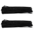 Cable Ties Wraps / Zip Ties, Black 200pcs 400mmx5mm