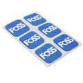 Foss 12pcs/set Bicycle Tire Patch Quick Drying Tube Repair Pad Tool