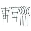 4pcs Garden Plant Climbing Trellis with 6pcs Arcuated Supports Stakes