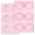 6 Holes Silicone Mold for Cocoa Candy Half Sphere Silicone Mold