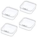 Clear Plastic Beads Storage Containers Box Storage Containers ,4 Pcs