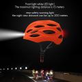 Bicycle Helmet with Lights Lightweight for Mtb Road Bike,orange,m