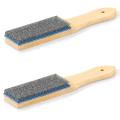File Brush Cleaner Remove Chip Metal Bits 8.26 Inch Length, 2 Pieces
