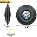 1 Piece Suitable for W10314173 Dryer Drum Wheel for W10314173