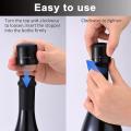 Wine Bottle Stopper Reusable Plastic & Silicone Set Of 4,wine Stopper